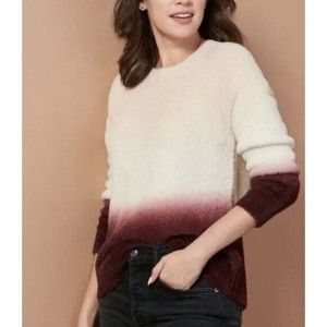Fate Women's Suri Ombre Pullover Sweater SZ M